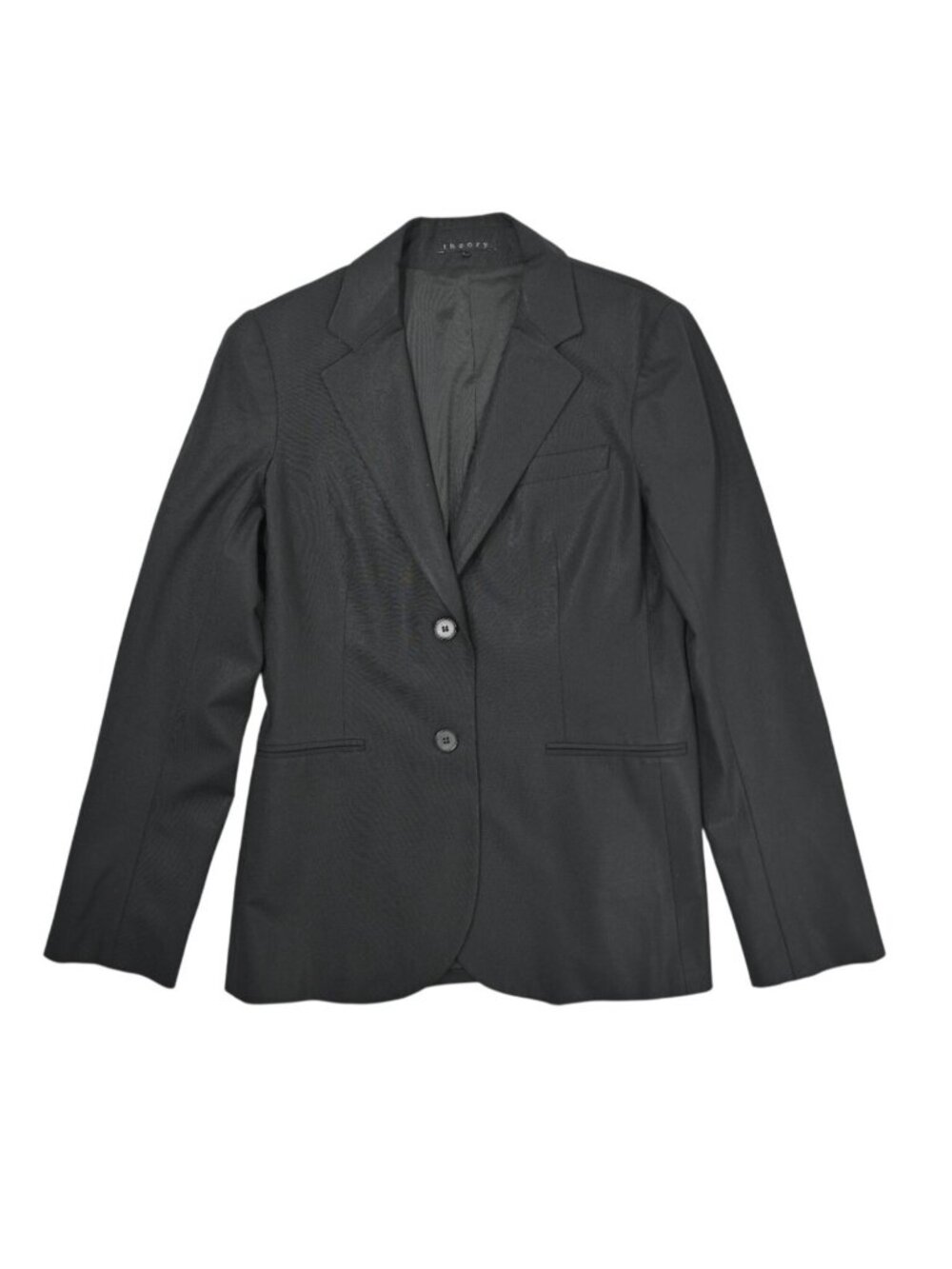 Theory Wool Blend Rory Blazer in Black